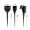13-teiliges Haarfärbe-Set - 25x18x5 cm - Schwarz/Transparent 2