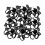 50 Stück Pigment-Ringbecher 1.1x2.7cm Schwarz Set 8