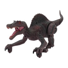 Remote Control Dinosaur Toy Lifelike Light Roaring Sound Electronic Walking Dinosaur with Water Spray Red