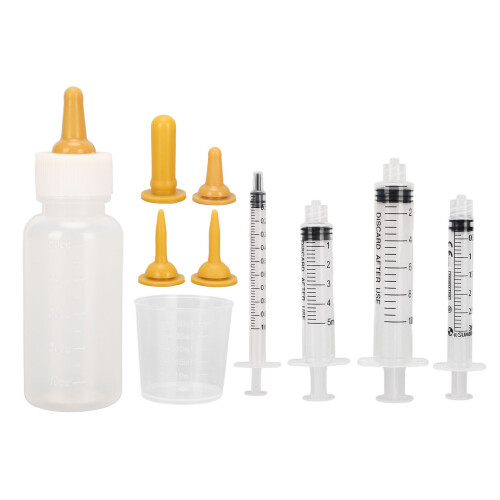 Tierpflege-Fütterungsflaschen-Sets - Durchflussrate Kitten-Gelb 1