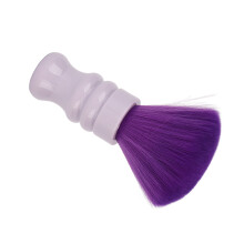 Nackenstaubpinsel aus Nylon mit ABS-Griff lila
