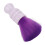 Nackenstaubpinsel aus Nylon mit ABS-Griff lila 7