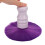 Nackenstaubpinsel aus Nylon mit ABS-Griff lila 8