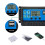 Controlador solar PWM 90 A 12/24 V LCD plateado compacto 4