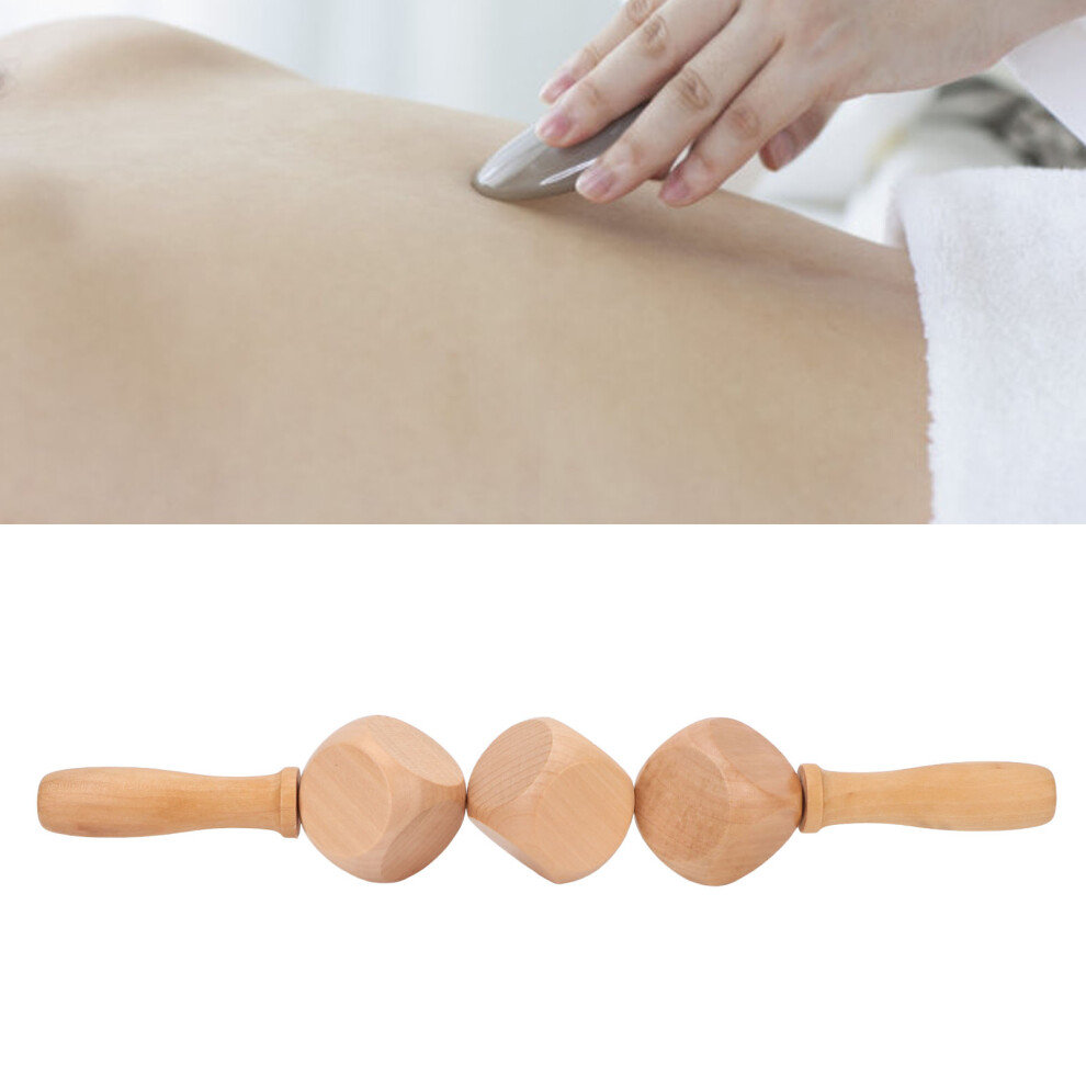 Wooden Scraping Roller Stick Manual Release Cellulite Muscle Blasting Meridian Dredging Trigger Points Massage Roller