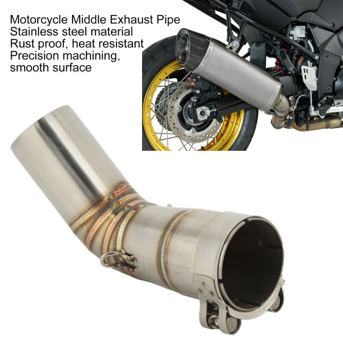 Edelstahl-Mittelrohr-Auspuff für DL1000 2014-2019 2