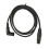 Cable XLR de ángulo recto, plateado, de 3 pines, negro, 4.9 pies 6