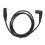 Cable XLR de ángulo recto, plateado, de 3 pines, negro, 4.9 pies 2