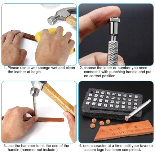 Leder-Stempelwerkzeuge - Musterherstellung DIY 2