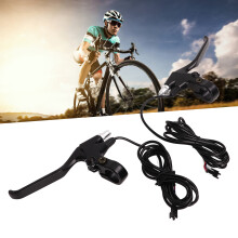 1 Paar E-Bike-Bremshebel, 22 mm, Schwarzes Aluminium
