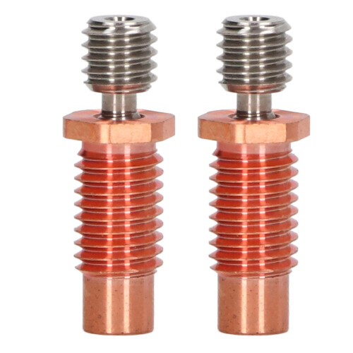 2 Stück 24 mm Titanium-Rotkupfer Halsrohr V6 1