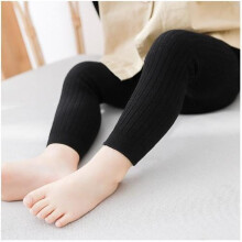 (black, S) Spring Autumn Baby Pants Newborn Girls Leggings Soild Color Cotton Pants Kids Children Leggings 0-4 Years