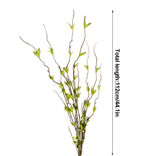 Rama de nieve artificial 112cm 70g tela de seda plástica 1