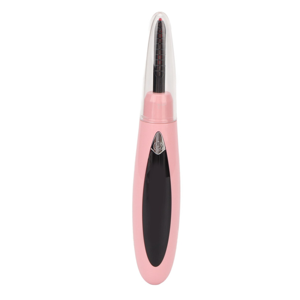 Pink Electric Heated Eyelash Curler Usb Rechargeable 3 Gear Portable Long Lasting Quick Heating Lash Curlers