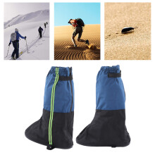 Blaue wasserdichte Schuhüberzüge Stiefel-Gamaschen XL