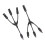 Pack de 2 ramales en Y solar divisor 1-3 29.8cm 30A 10