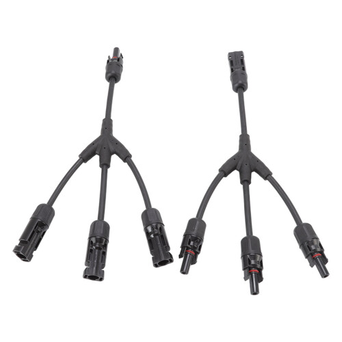Pack de 2 ramales en Y solar divisor 1-3 29.8cm 30A 1