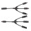 Pack de 2 ramales en Y solar divisor 1-3 29.8cm 30A 7