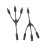 Pack de 2 ramales en Y solar divisor 1-3 29.8cm 30A 12