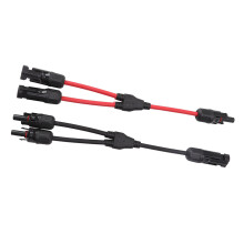 Rama en Y 30 A 1-2 Ramificación 29,8 cm Rojo/Negro 1000 V