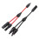 Y-Verzweigungs-Solarstecker 29,8 cm 30 A Rot/Schwarz 16