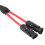 Y-Verzweigungs-Solarstecker 29,8 cm 30 A Rot/Schwarz 13