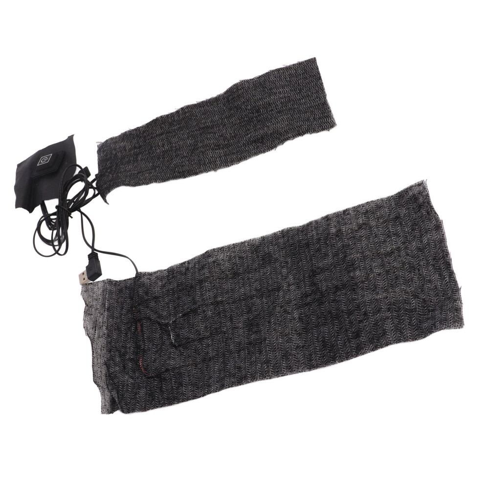 Clothes Heating Pad 3 Gears 2 in 1 Carbon Fiber USB Powered Warmer Pad for Skiing