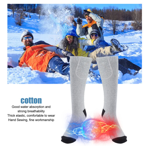 Beheizte Socken PinHole 3.5mm grau Einheitsgröße 2