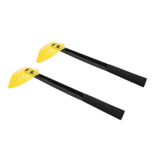 2 piezas de pala para pesca en hielo 360x107x110mm, 105g/3.70oz