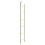Speed-Agility-Leiter 435g 2.6m Gelb-Schwarz 5