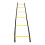 Speed-Agility-Leiter 435g 2.6m Gelb-Schwarz 15