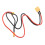 Cable de silicona AWM14 XT60 hembra a XT30 codo de 90 14