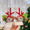 17# PVC Weihnachtsmann-Rot Plüsch-Geweih Haarclips 40 g 2