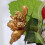 17# PVC Weihnachtsmann-Rot Plüsch-Geweih Haarclips 40 g 4