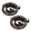 2Pcs Bench Drill Press Return Spring Chromeplate Robust Stable Quill Feed Return Coil Spring 14
