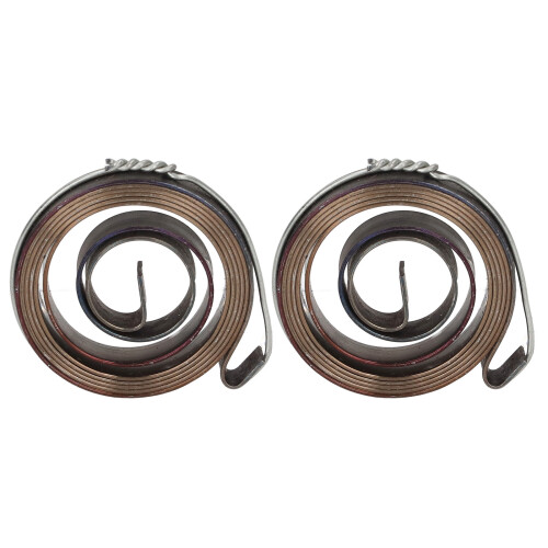 2Pcs Bench Drill Press Return Spring Chromeplate Robust Stable Quill Feed Return Coil Spring