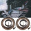 2Pcs Bench Drill Press Return Spring Chromeplate Robust Stable Quill Feed Return Coil Spring 15