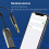 Car Bluetooth Receiver Multifunctional 32.8ft Range USB Power Supply 3.5mm Wireless Bluetooth 5.0 Adapter Grey Black 8