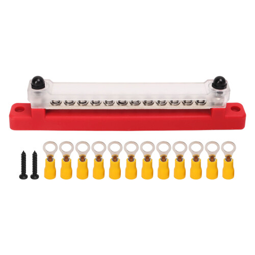12-Post PDB Block 2xM6/12xM4, 130A/150A Rot 1