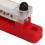 6-Terminal-Busbar 48 V 150 A rot 2 Gewindestifte mit Abdeckung 11