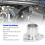 Powerstroke 7,3 L Billet-Thermostatgehäuse Silber 7