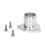 Powerstroke 7,3 L Billet-Thermostatgehäuse Silber 2
