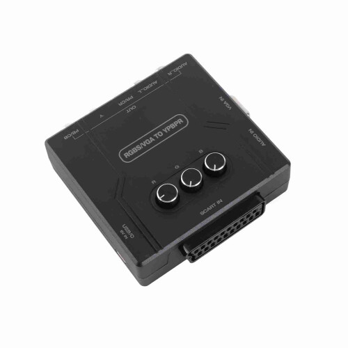 Convertidor RGBS VGA SCART a YPBPR ABS 9x9.5x3.5cm 2