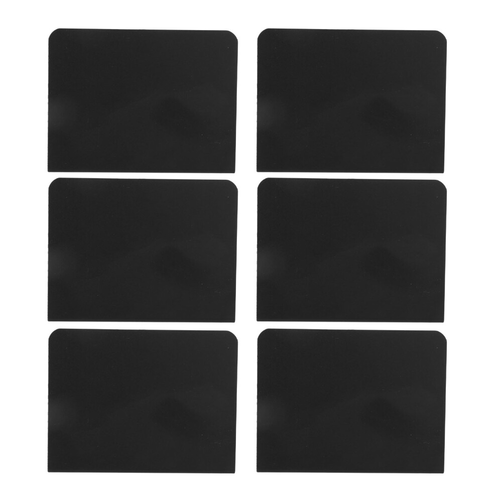 Black 20Pcs Mini Chalkboard Set Easy Write Erase Display Chalkboard Signs With Pen For Wedding Nail Salon