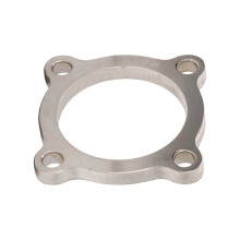 2,5-Zoll-Innendurchmesser 4-Bolzen Turbo-Downpipe-Flansch 304er Edelstahl Silber