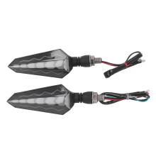Universelles DC 12V 2-Wege Blinklicht 10 mm IPX6 Gelb