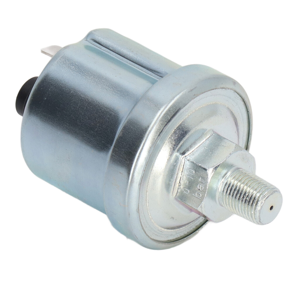 Oil Pressure Sensor Aluminium Alloy Stable Generator Oil Pressure Sensor For Vdo 1/8 Npt 0Â10Bar Glossy Finish Single Head 4971319685638