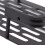 Shower Caddy Single Tier Durable Aluminium Rustproof Sticker Installation Shower Shelf for Bathroom Bedroom Kitchen Black 9