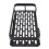 Shower Caddy Single Tier Durable Aluminium Rustproof Sticker Installation Shower Shelf for Bathroom Bedroom Kitchen Black 16