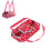 Arnés de elevación para perros talla S rosa rojo - transpirable y lavable 16